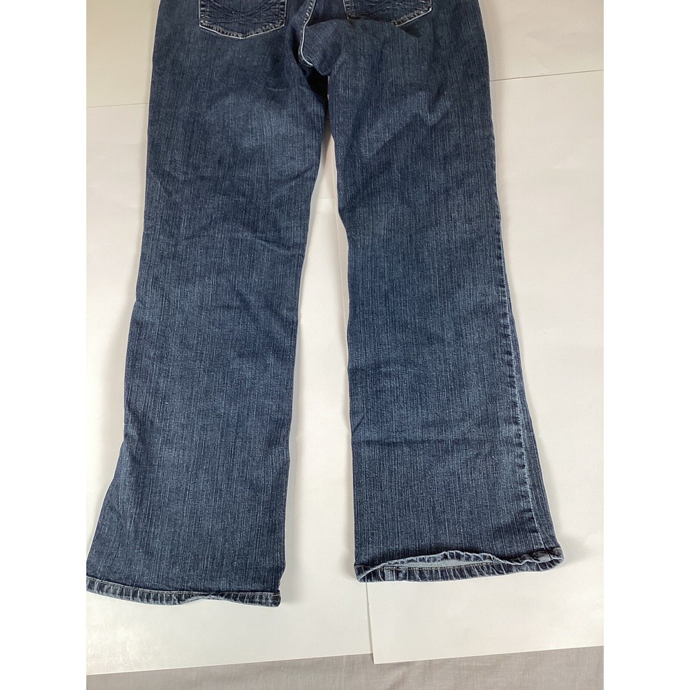 Lee Jeans Womens 12 Petite Lower On The Waist Blue Denim Stretch Pants Casual - Picture 8 of 8